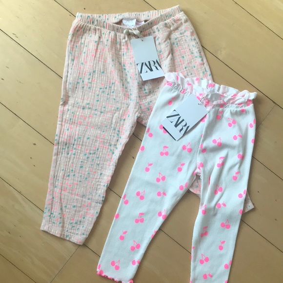 Zara Other - NWT baby girl Zara pants x 2